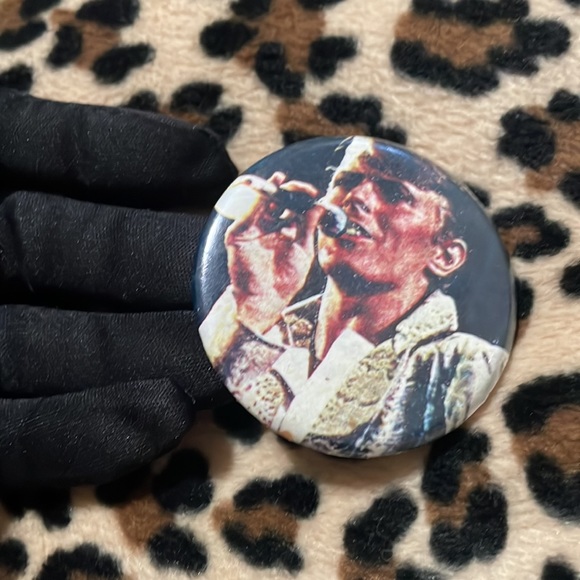 DAVID BOWIE 👩🎤Vintage Rock Button Pin Pinback 70s Ziggy Stardust Collectible - Picture 11 of 16